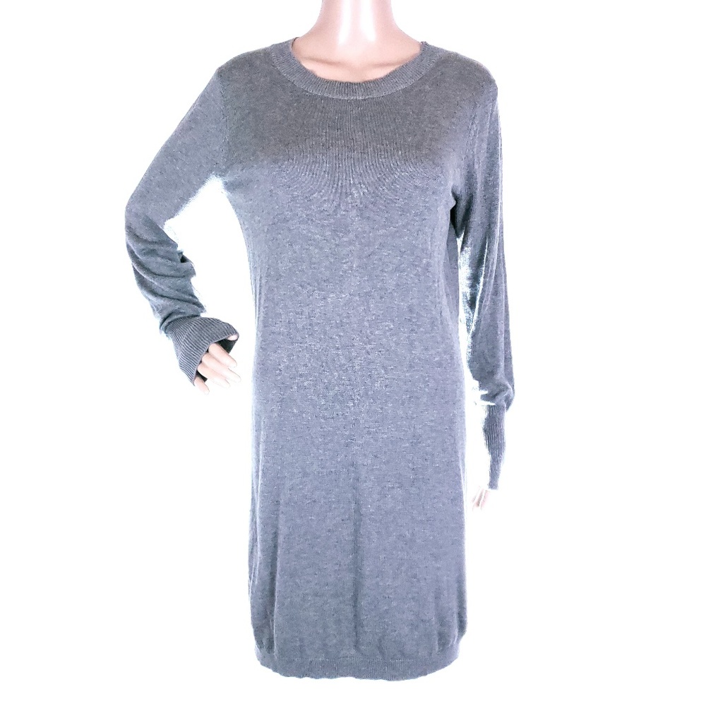 august silk Women Dress Button Back Knit Long Sleeves Size M - NWT